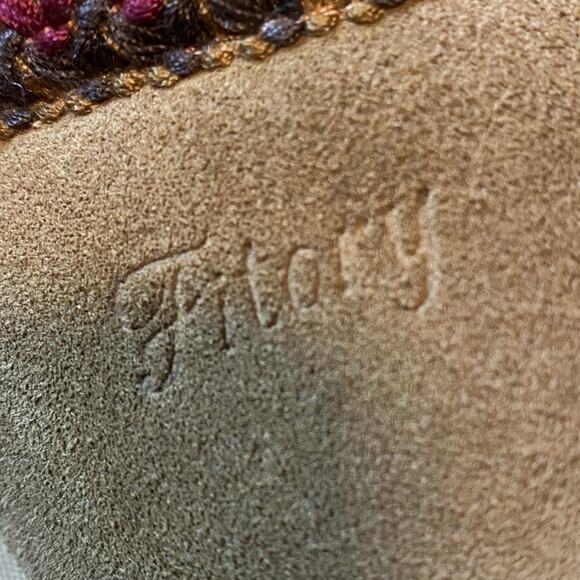 FITORY Womens Platform Slip on Suede Ankle Boots with Fleece-lined size 8 - Picture 7 of 7